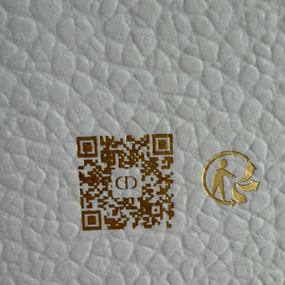 DIOR White Box with Gold Logo
